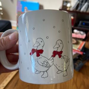 1980’s Applause Brand Holiday Geese Coffee Cup